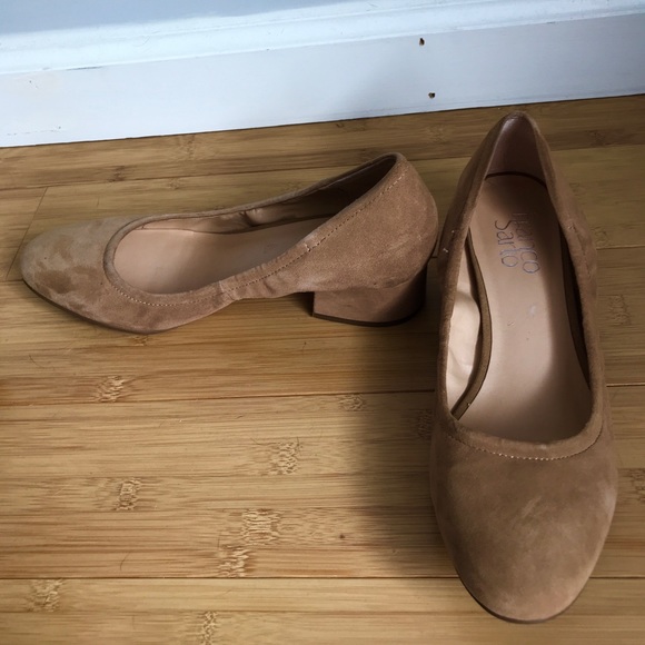 franco sarto low heel pumps